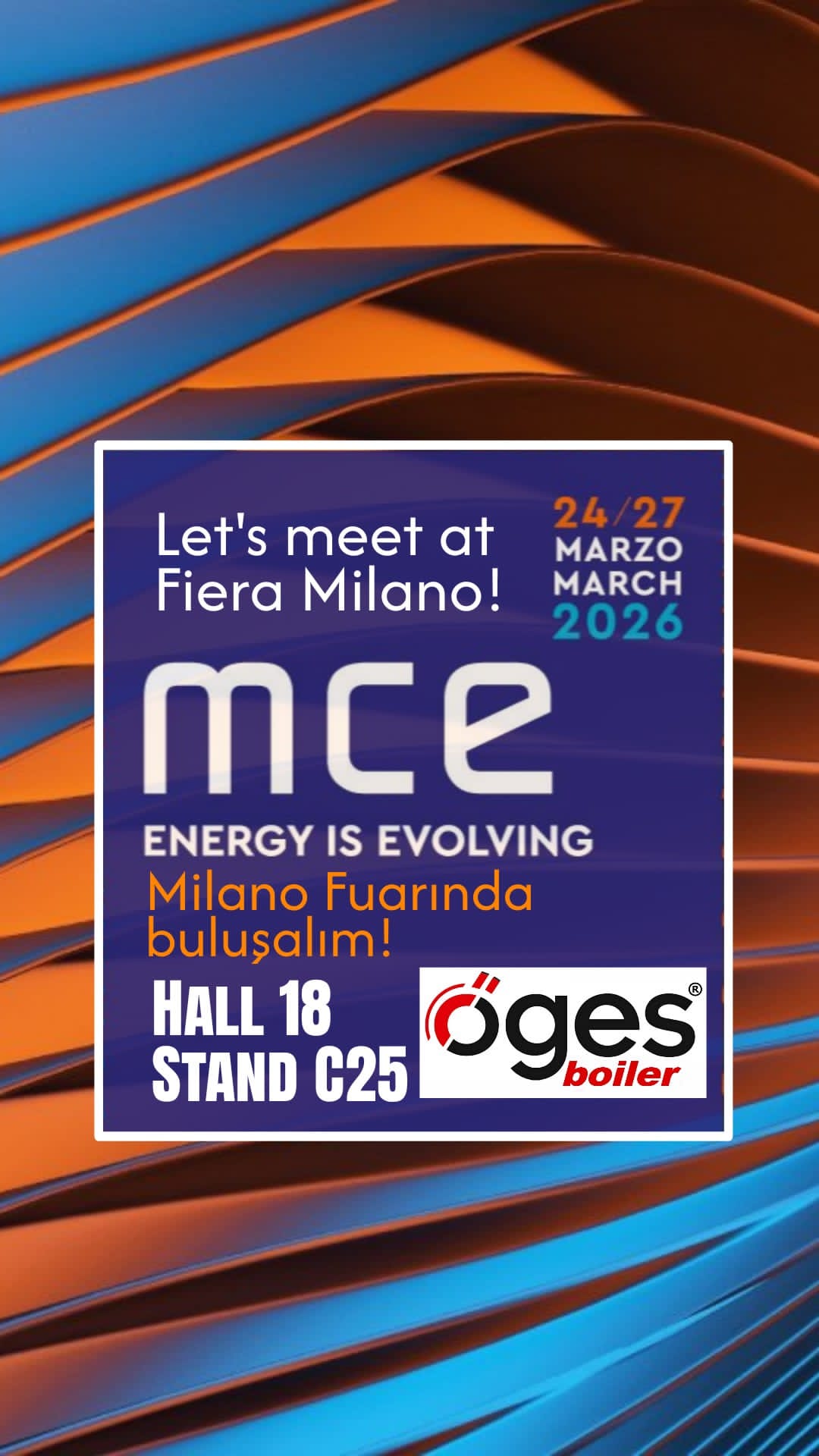 24-27 mart MCE milano/İTALYA                  24/27 march MCE fiera milano 